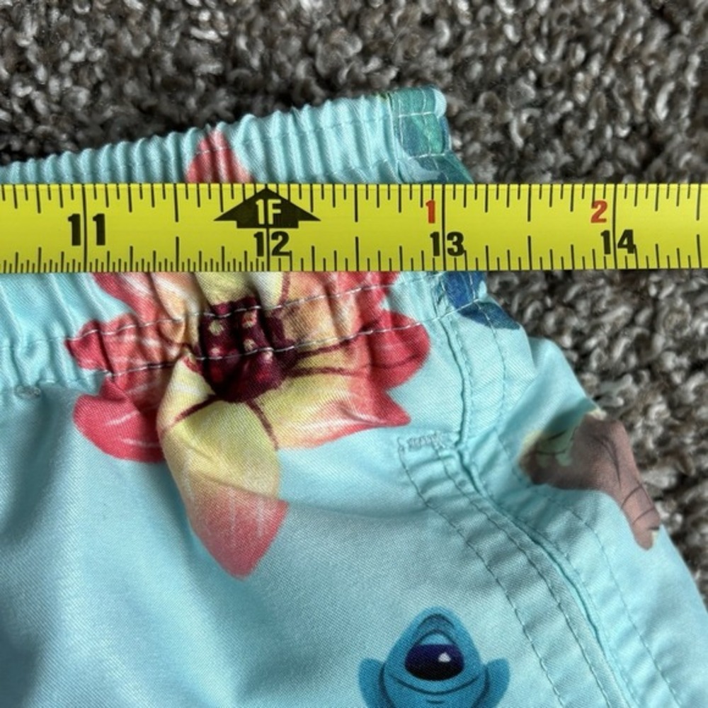 Star Wars Mens Mandalorian Swim Trunks Shorts Size Small Grogu Baby Yoda Blue - Picture 7 of 10
